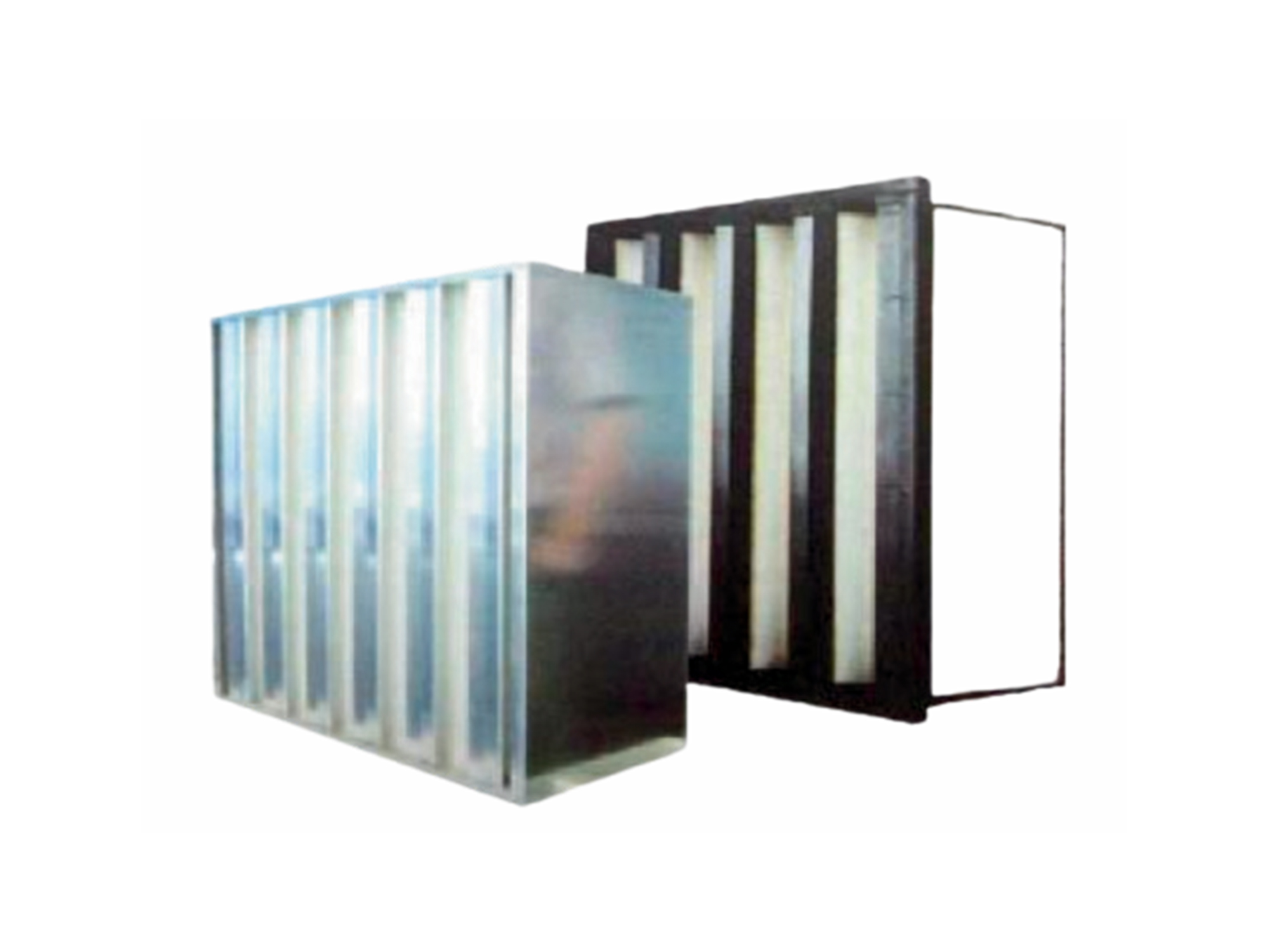 V-Type Mini-Pleat Series (V-Type HEPA / V-Type Medium-Efficiency Fiberglass & Synthetic Fiber Filters) RVFT-VFF